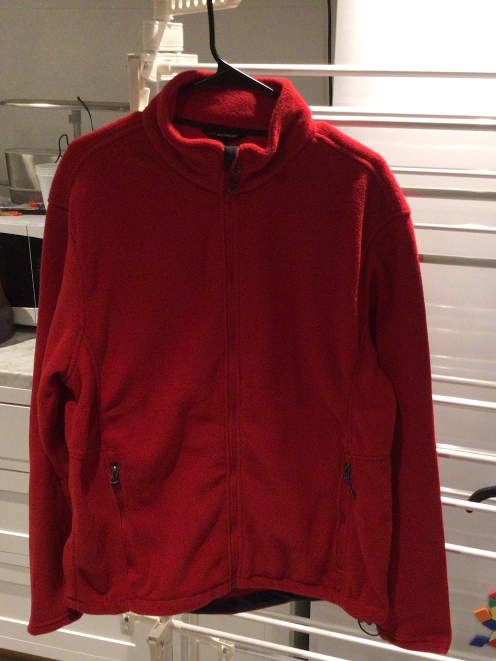 Port Authority Red Fleece Full-Zip Jacket size Large OR Small